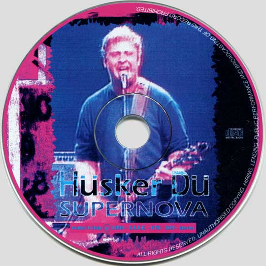 Supernova bootleg CD disc artwork